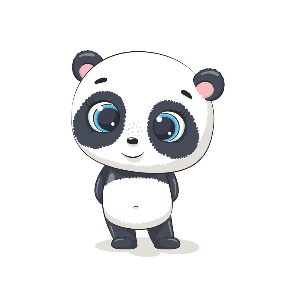 Cute baby panda. Vector illustration. 3293041 Vector Art at Vecteezy