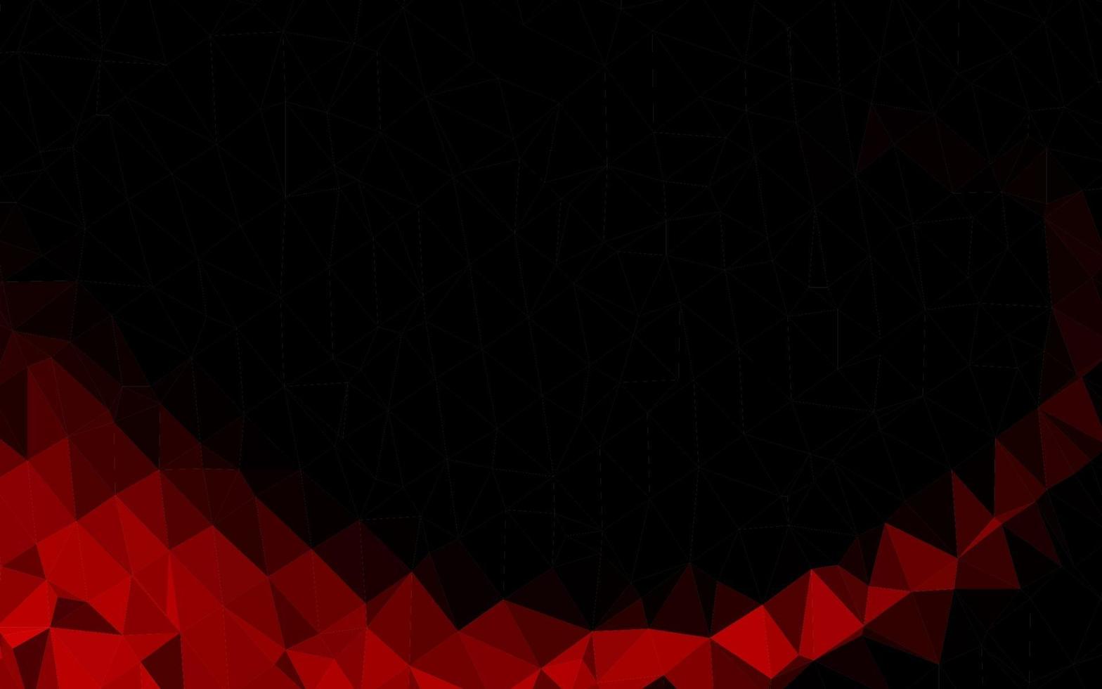 Fondo de mosaico abstracto de vector rojo claro.