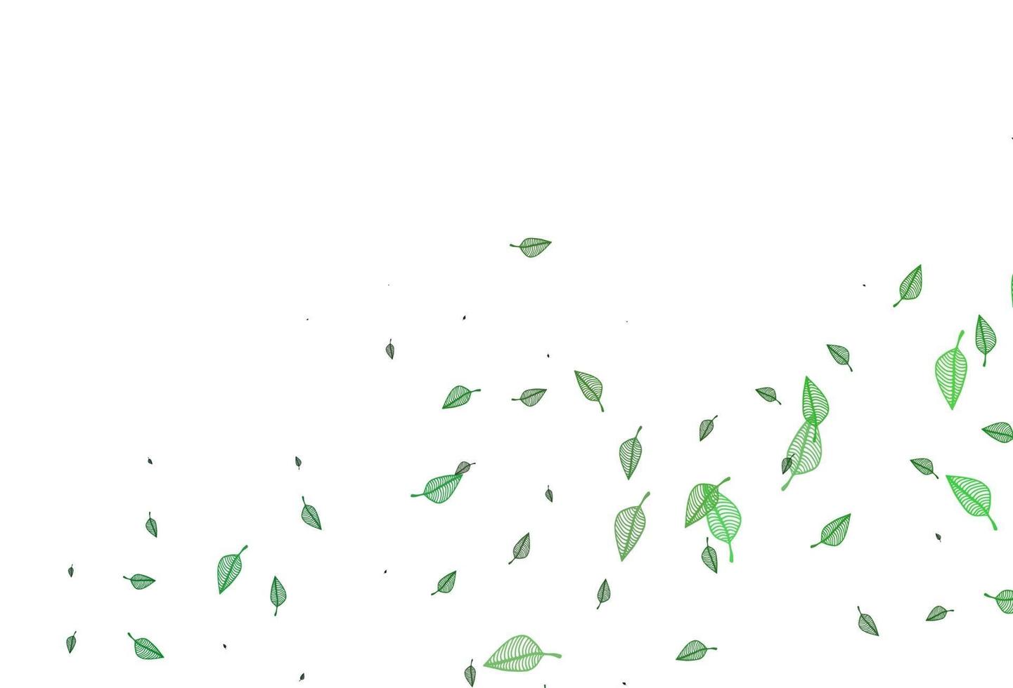 Telón de fondo verde claro del doodle del vector. vector