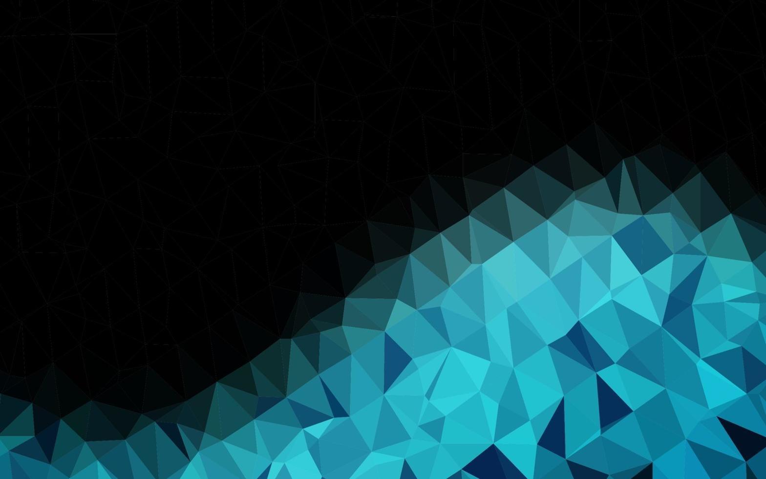 Light BLUE vector polygon abstract backdrop.