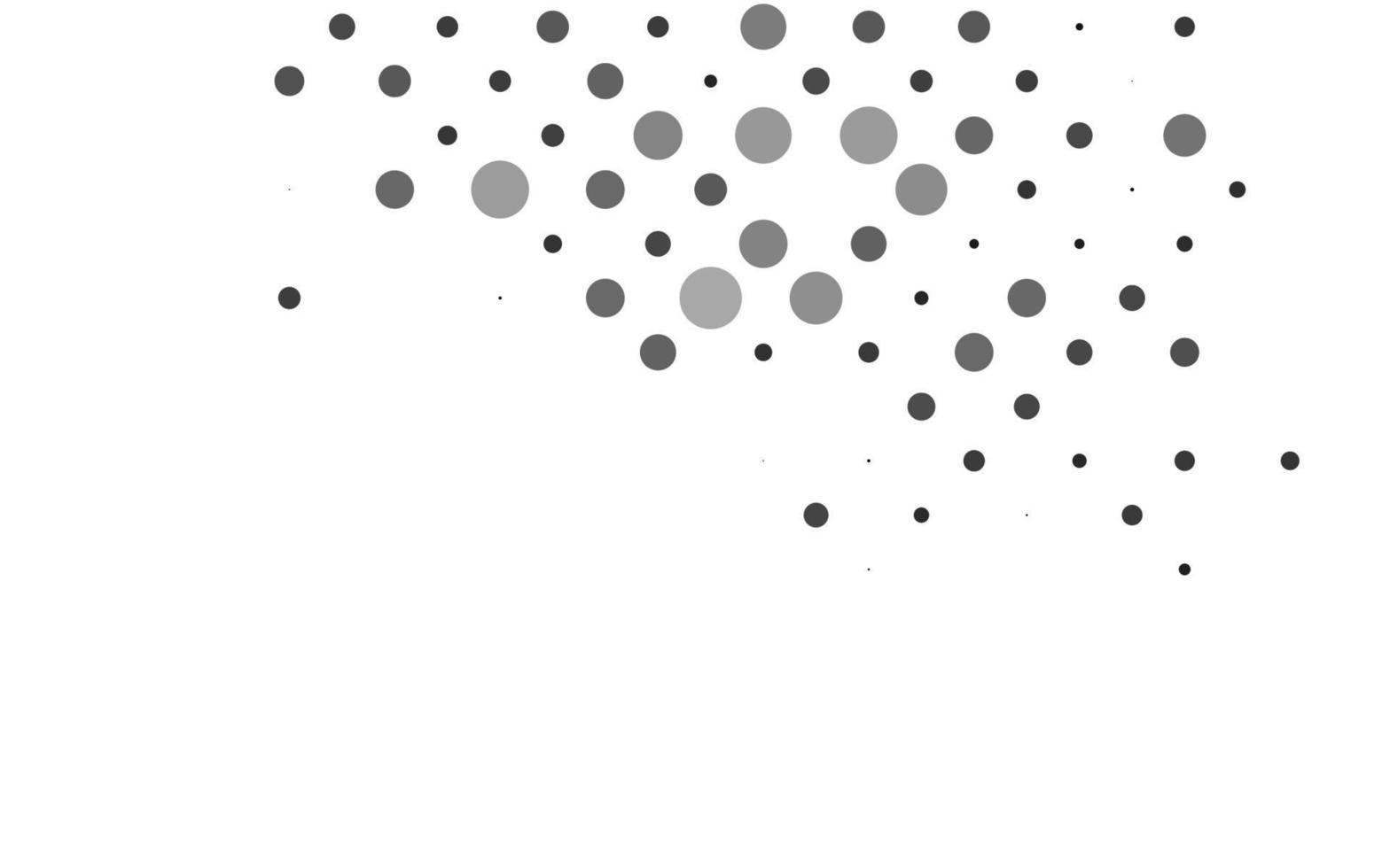 Light Silver, Gray vector cover with spots.