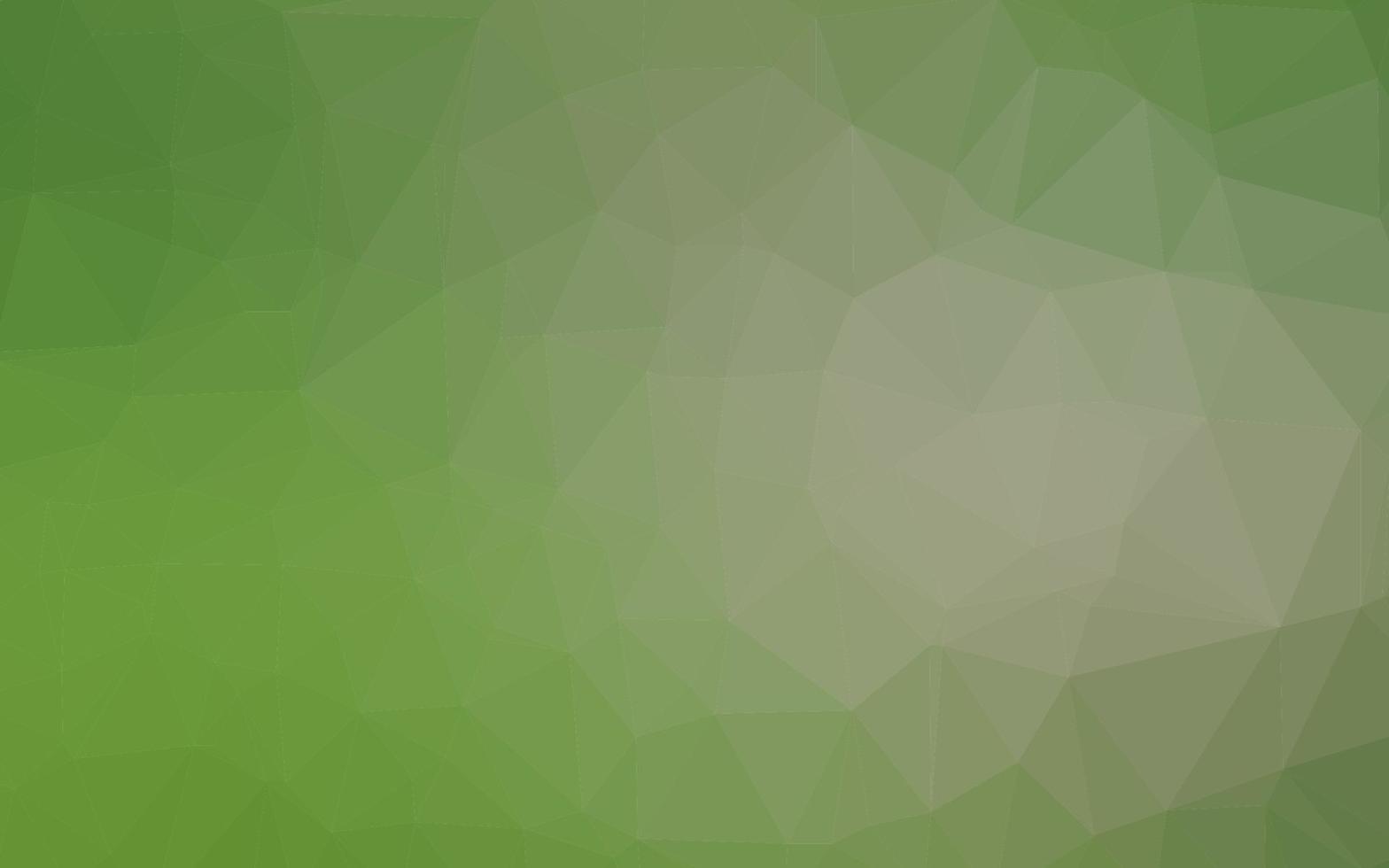 Light Green vector abstract polygonal cover.