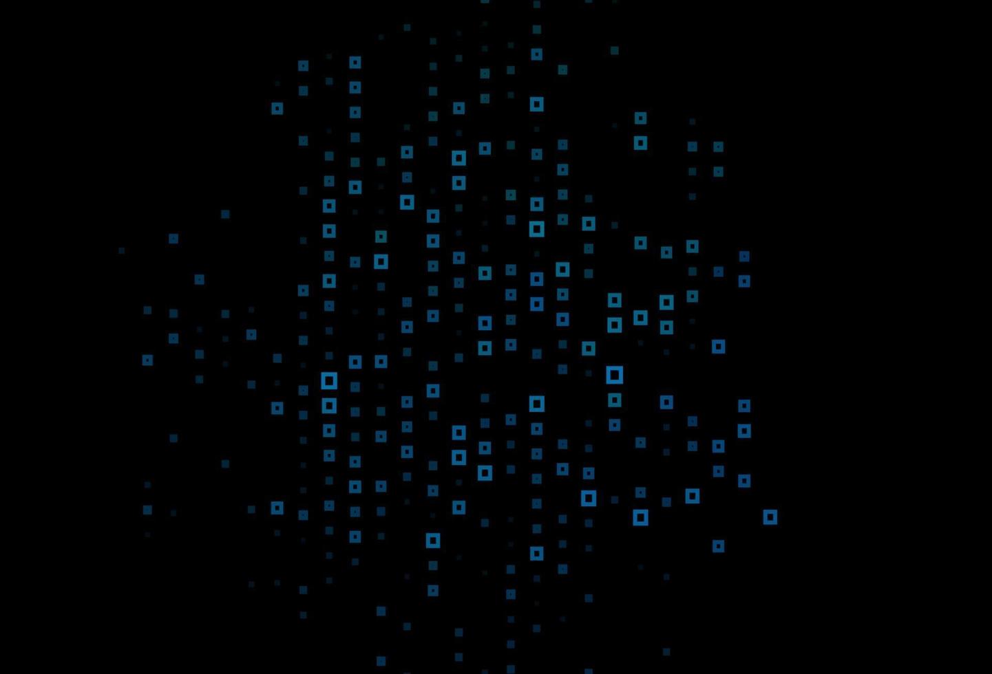 Dark BLUE vector pattern in square style.