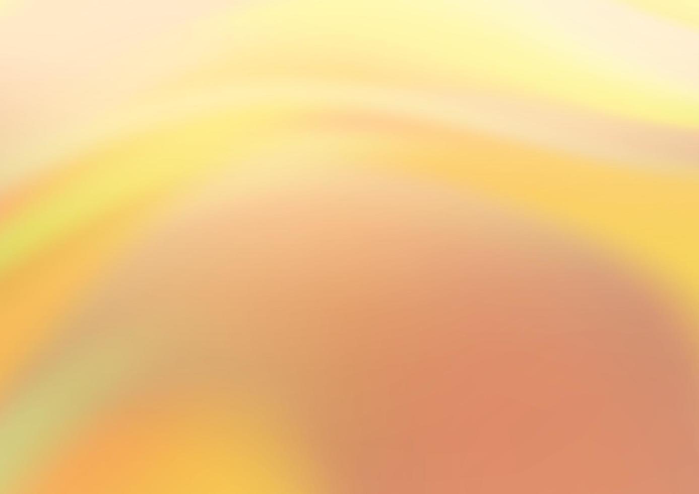 Light Yellow, Orange vector blurred bright pattern.