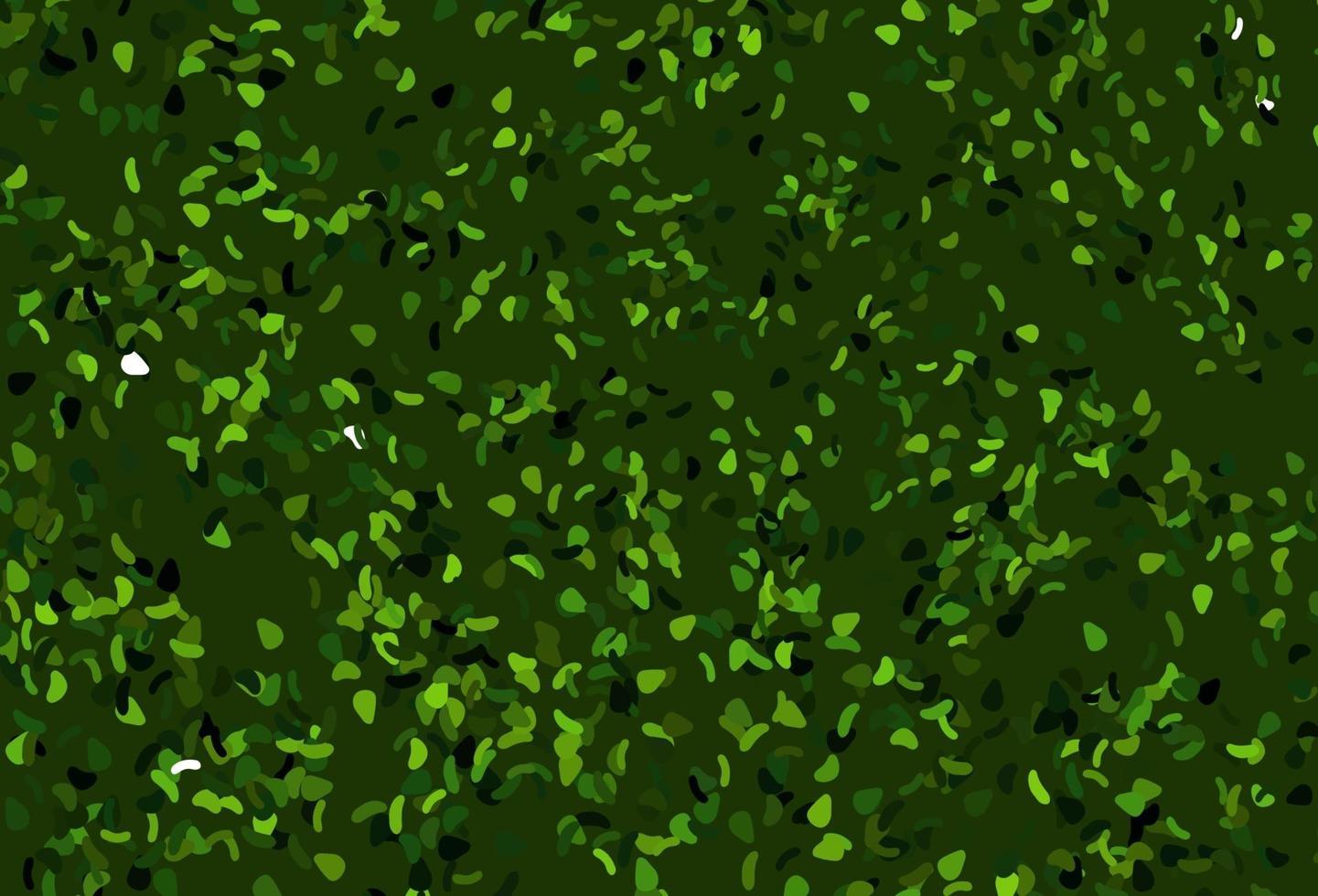 Light Green vector template with memphis shapes.