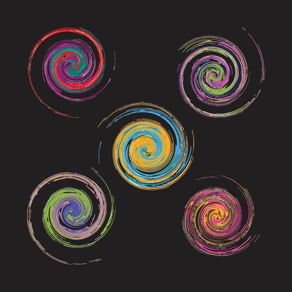 Swirl abstract elements vector