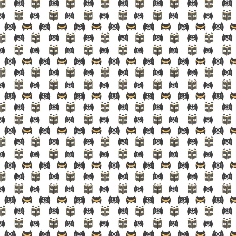 scary book pattern illustration design vector