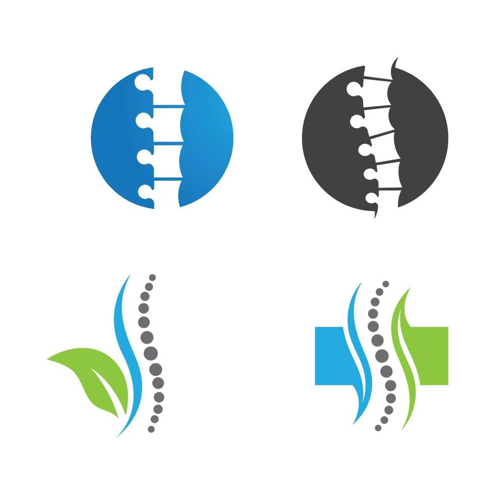 imágenes de la columna vertebral vector