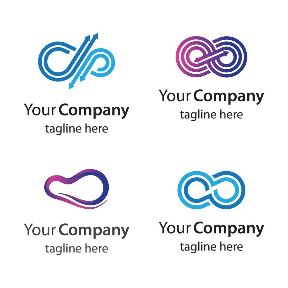 Infinity logo images vector
