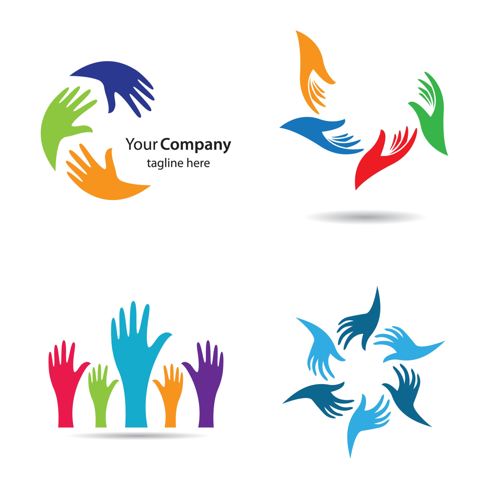 Hand logo images 3294272 Vector Art at Vecteezy