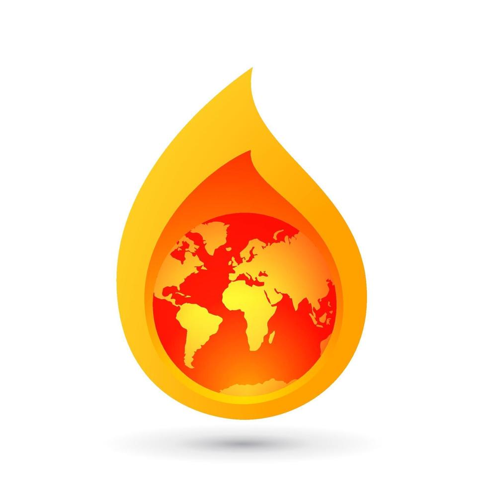 Global warming. vector illustration