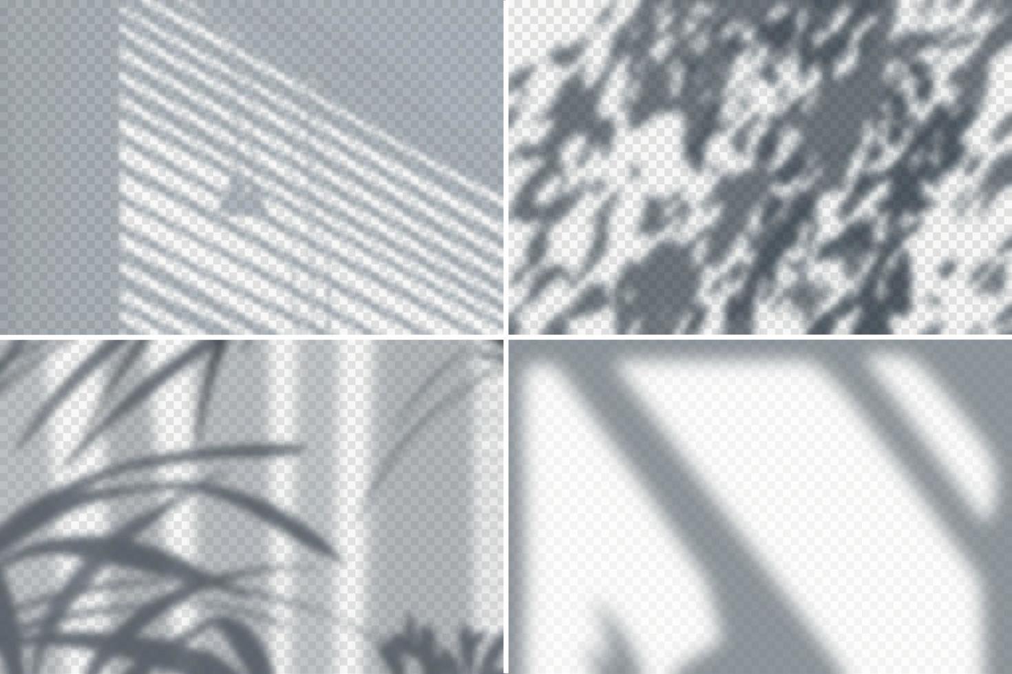 Realistic Shadow Set vector
