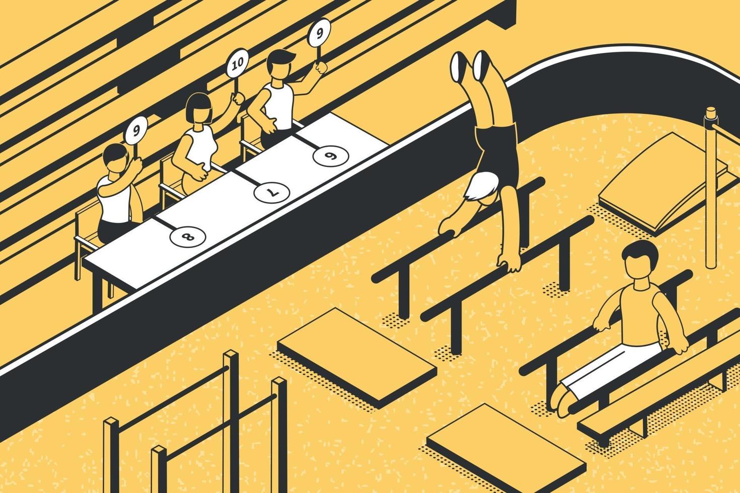 Voting Judges Illustration vector