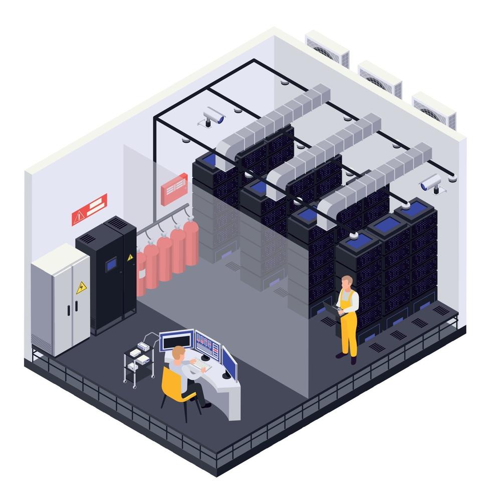 Data Center Cooling Composition vector