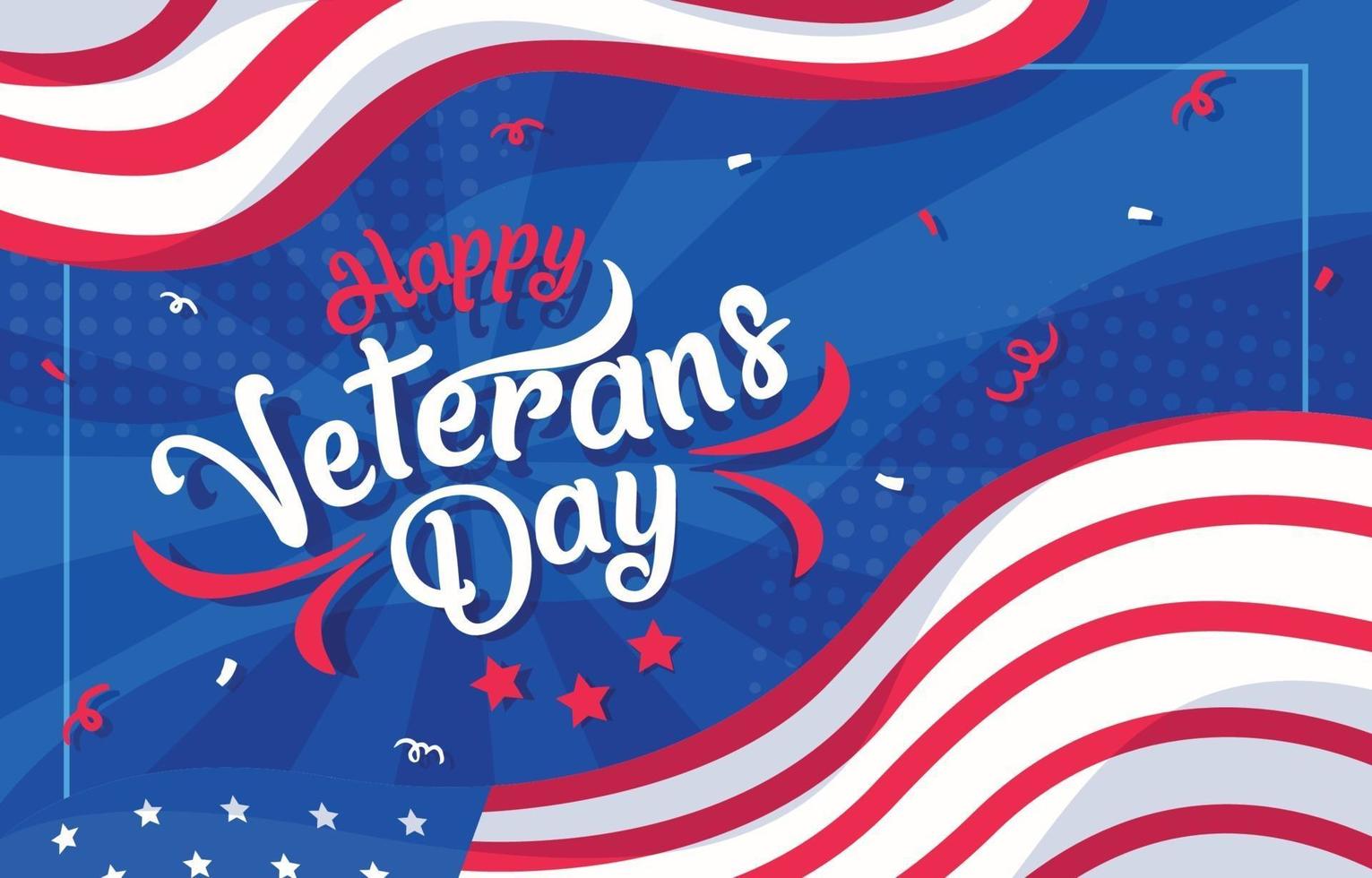 Veterans Day Background vector