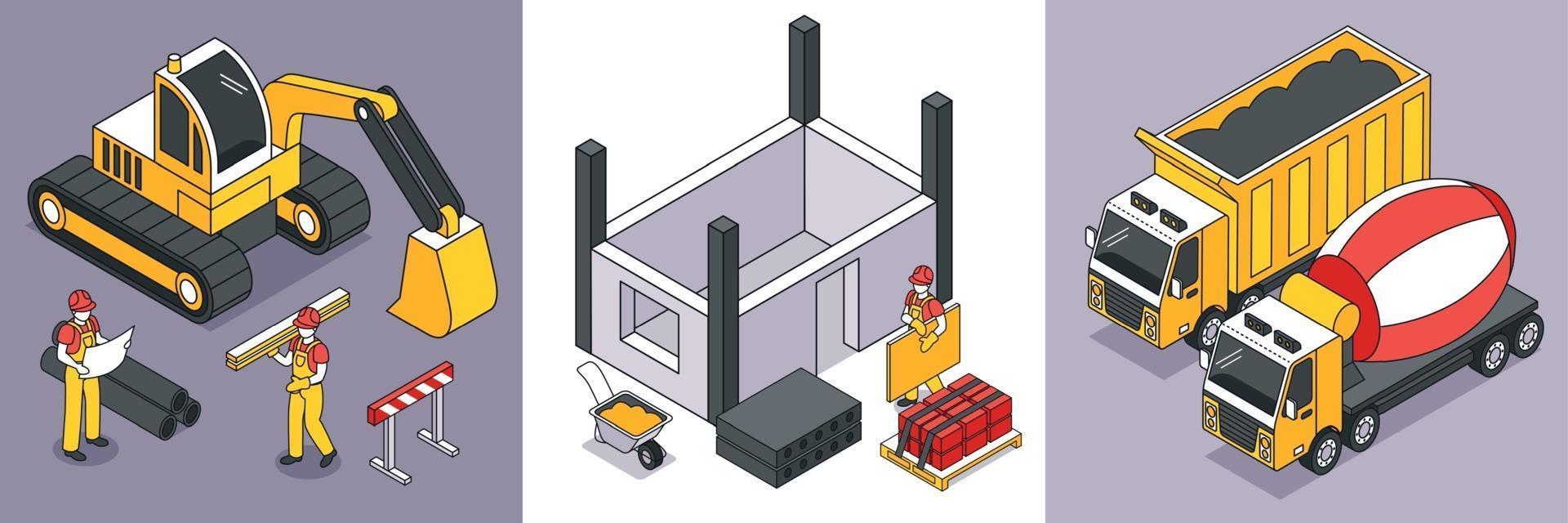 Builders Design Concept vector