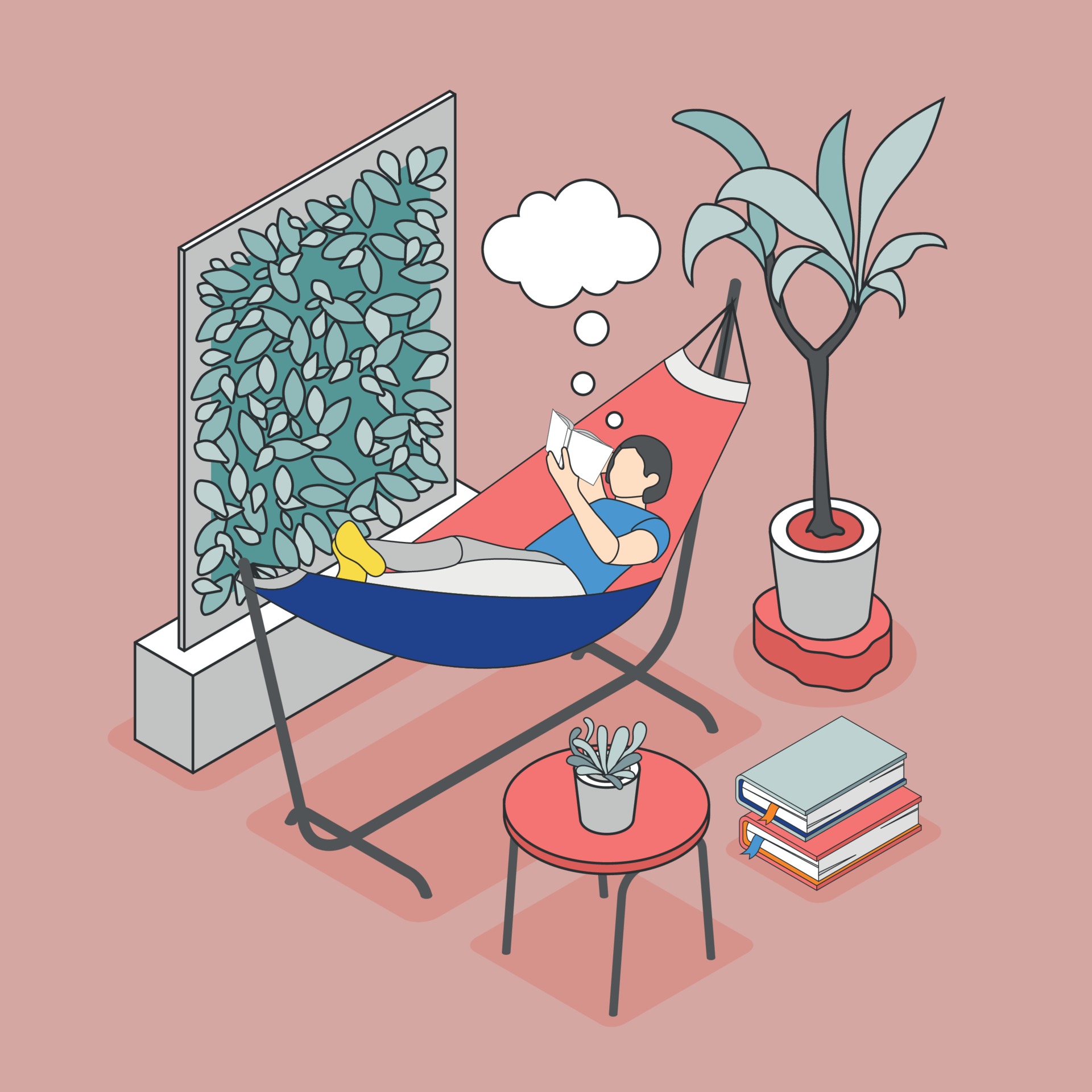Reading In Hammock Composition 3296057 Vector Art at Vecteezy Reading In Hammock Composition 3296057 Vector Art at Vecteezy