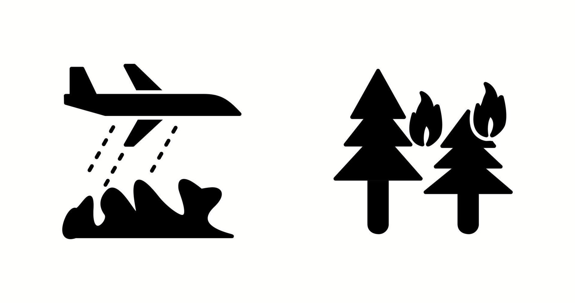 Unique Two Vector Icons Set