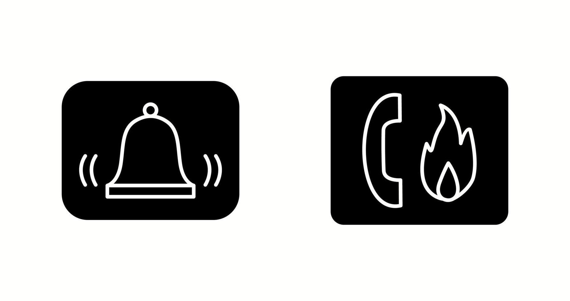 conjunto de dos iconos vectoriales únicos vector