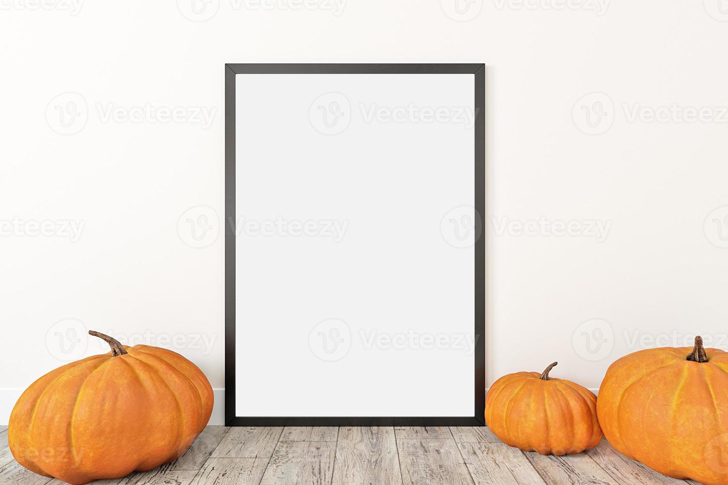 Frame mockup with pumpkins A4 - 34 photo