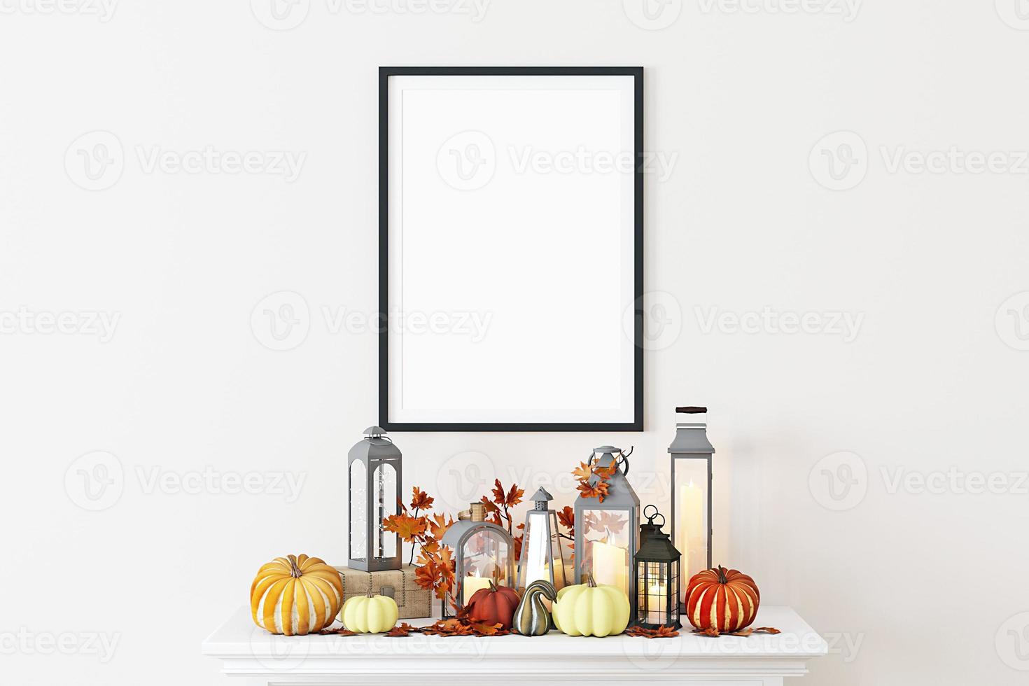 Autumn frame mockup - 91 photo