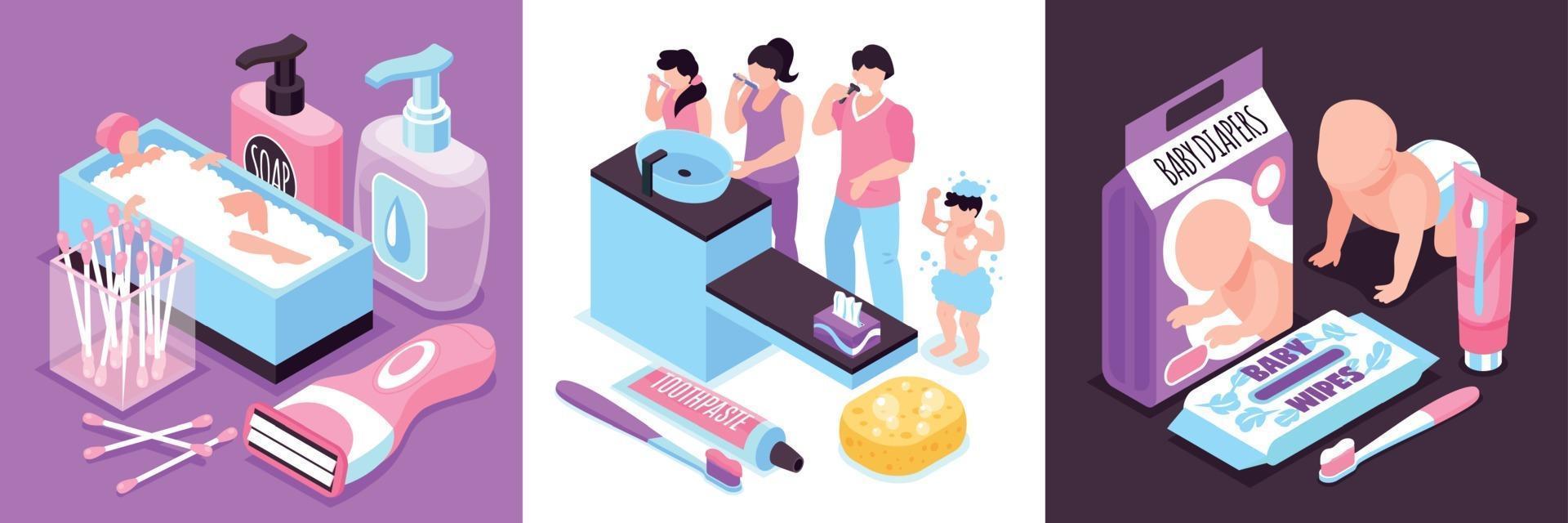 Personal Hygiene Design Concept vector