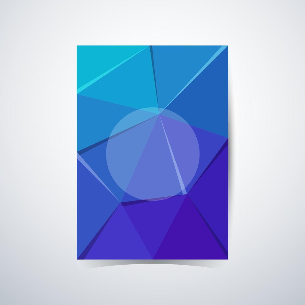 Abstract Cover Poly Cover Graphic Design. Vector illustration