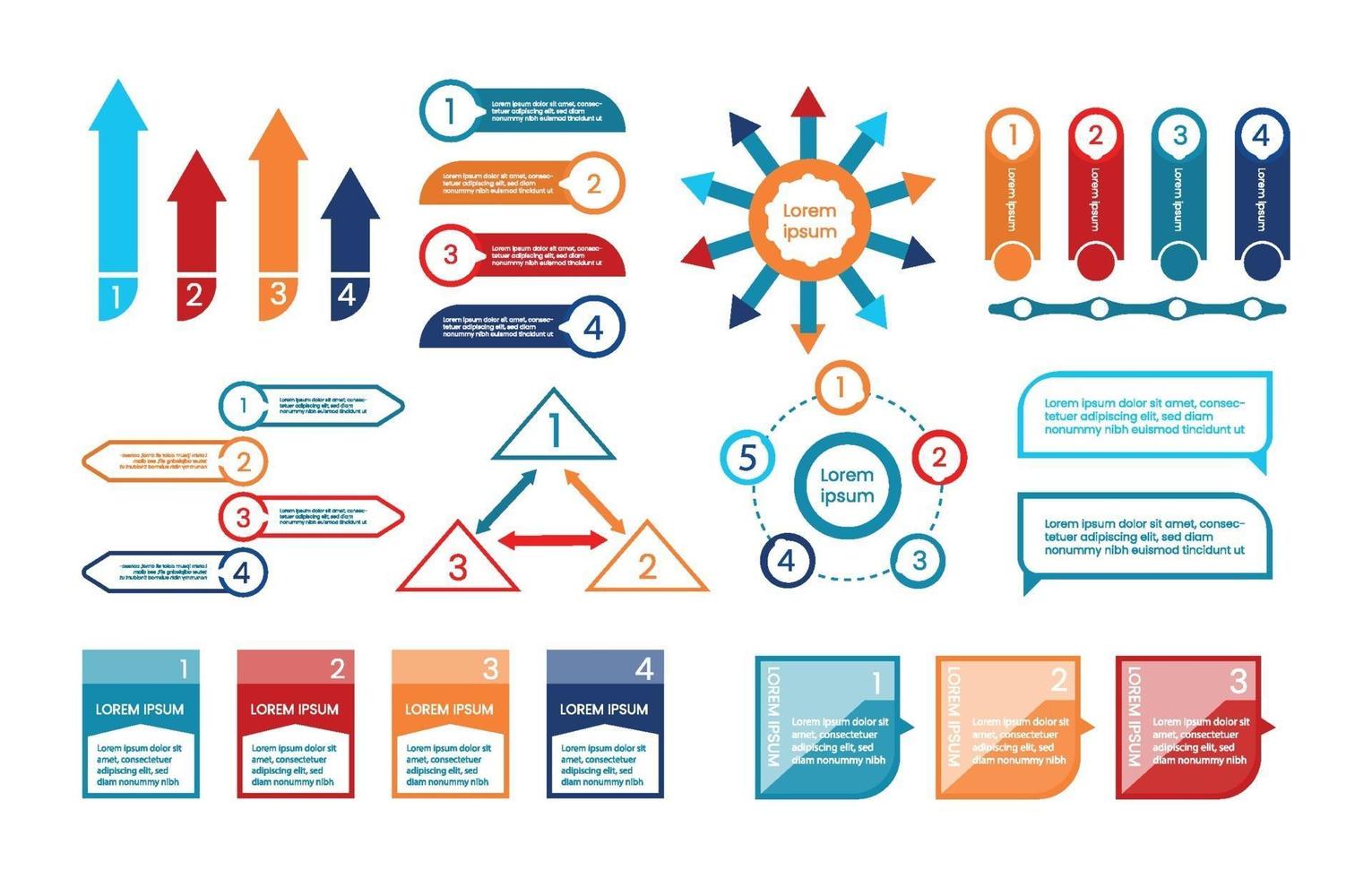 Flat Infographic Element vector