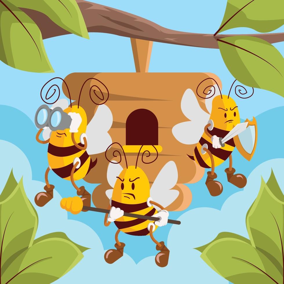 Activism Honey Bee Protection vector