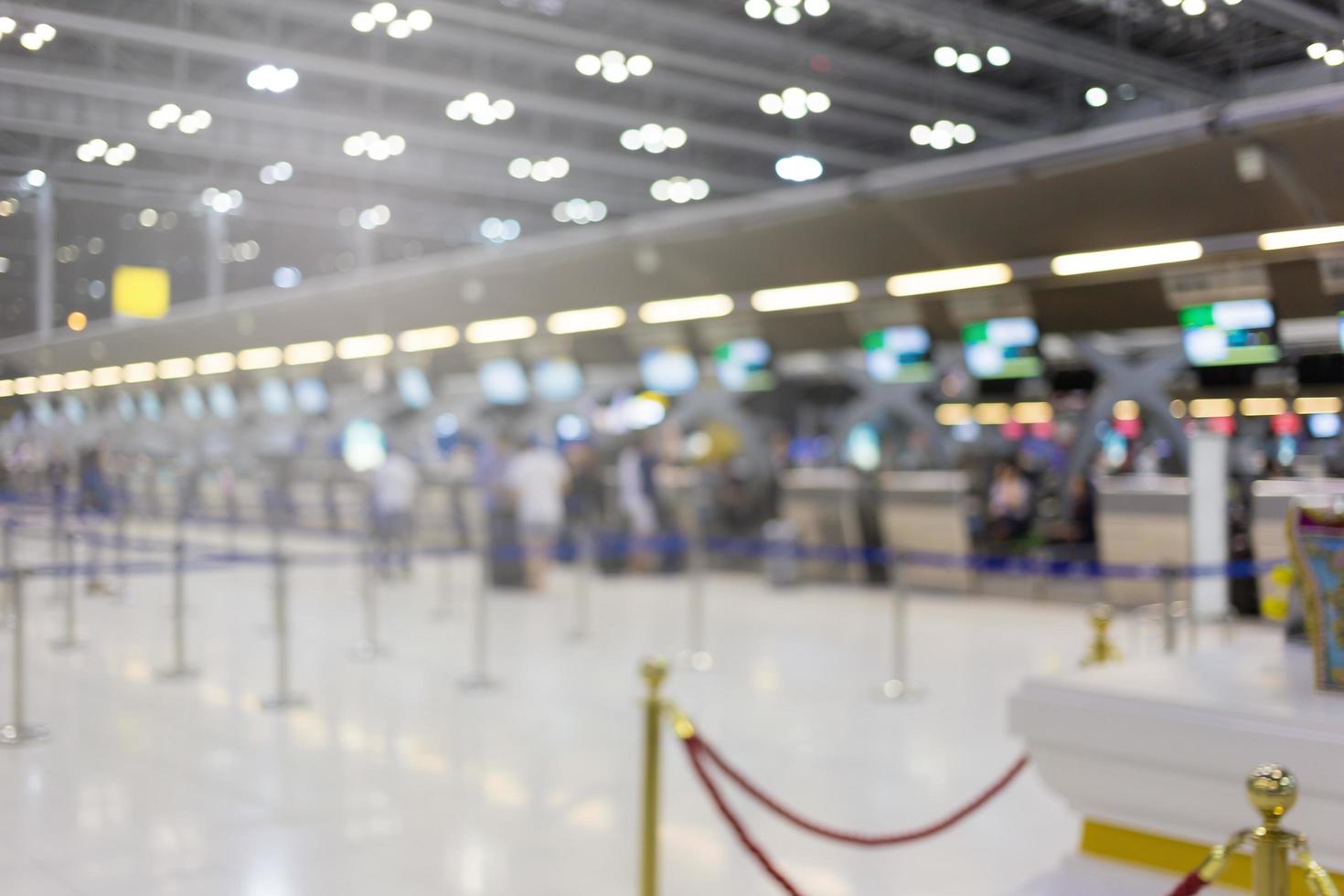 Blurred airport background photo