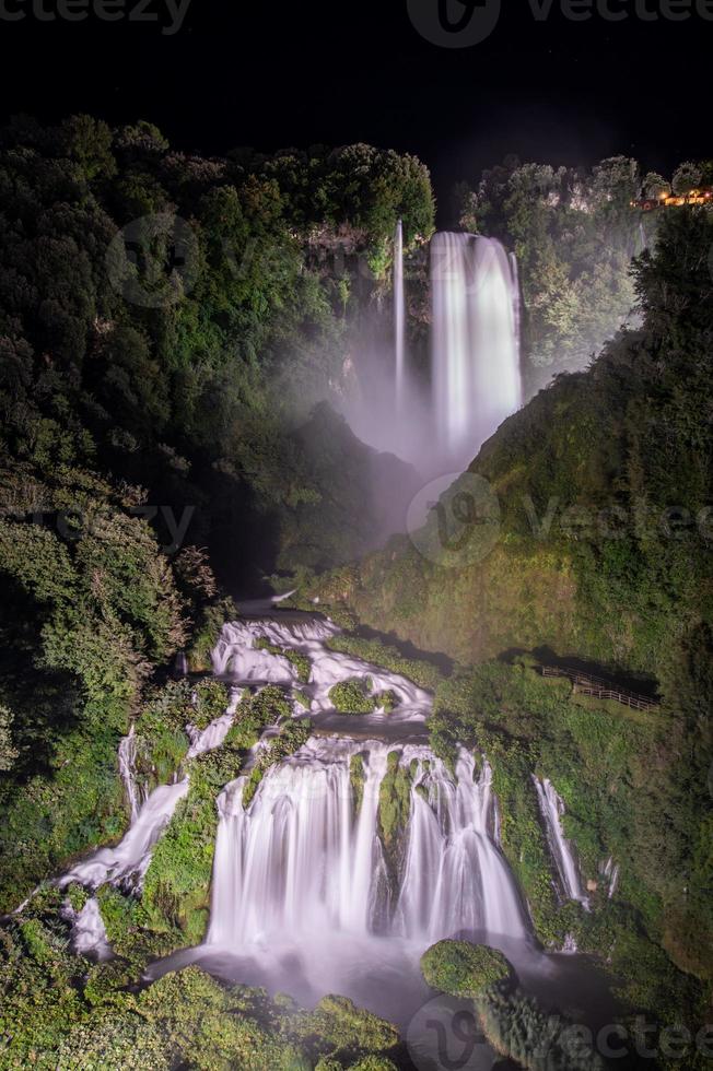 Marmore Falls at night photo