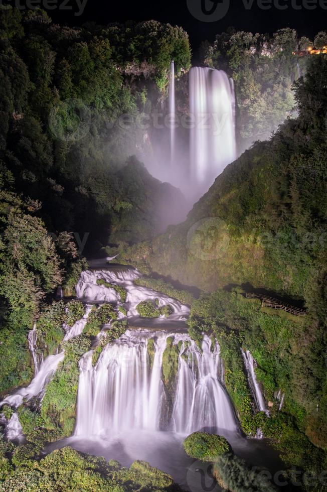 Marmore Falls at night photo