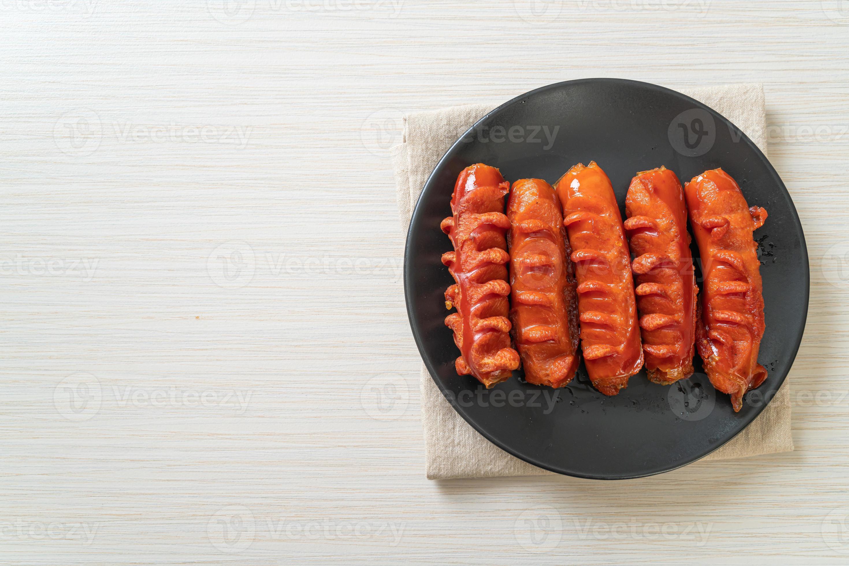 Deep fried sausage 3298283 Stock Photo at Vecteezy
