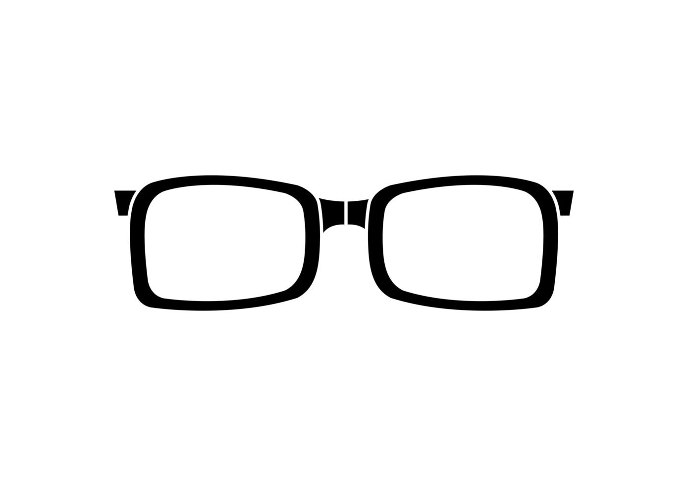 anteojos, óptico, accesorio, aislado, icono vector