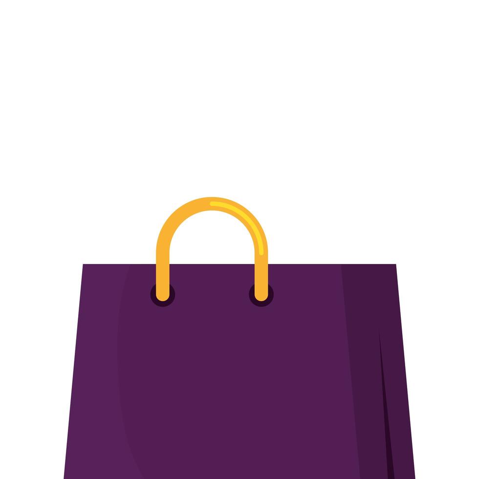 bag paper shopping isolated icon vector