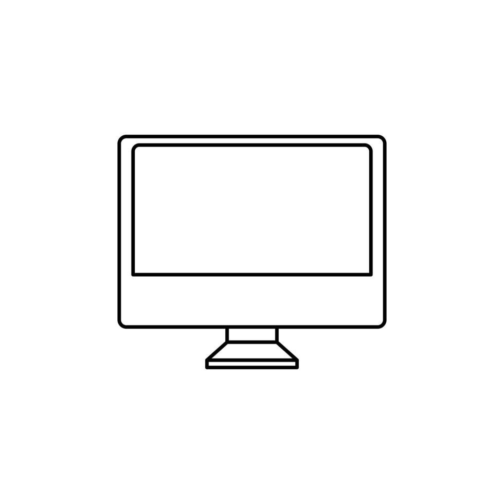 computer desktop line style icon 3298807 Vector Art at Vecteezy