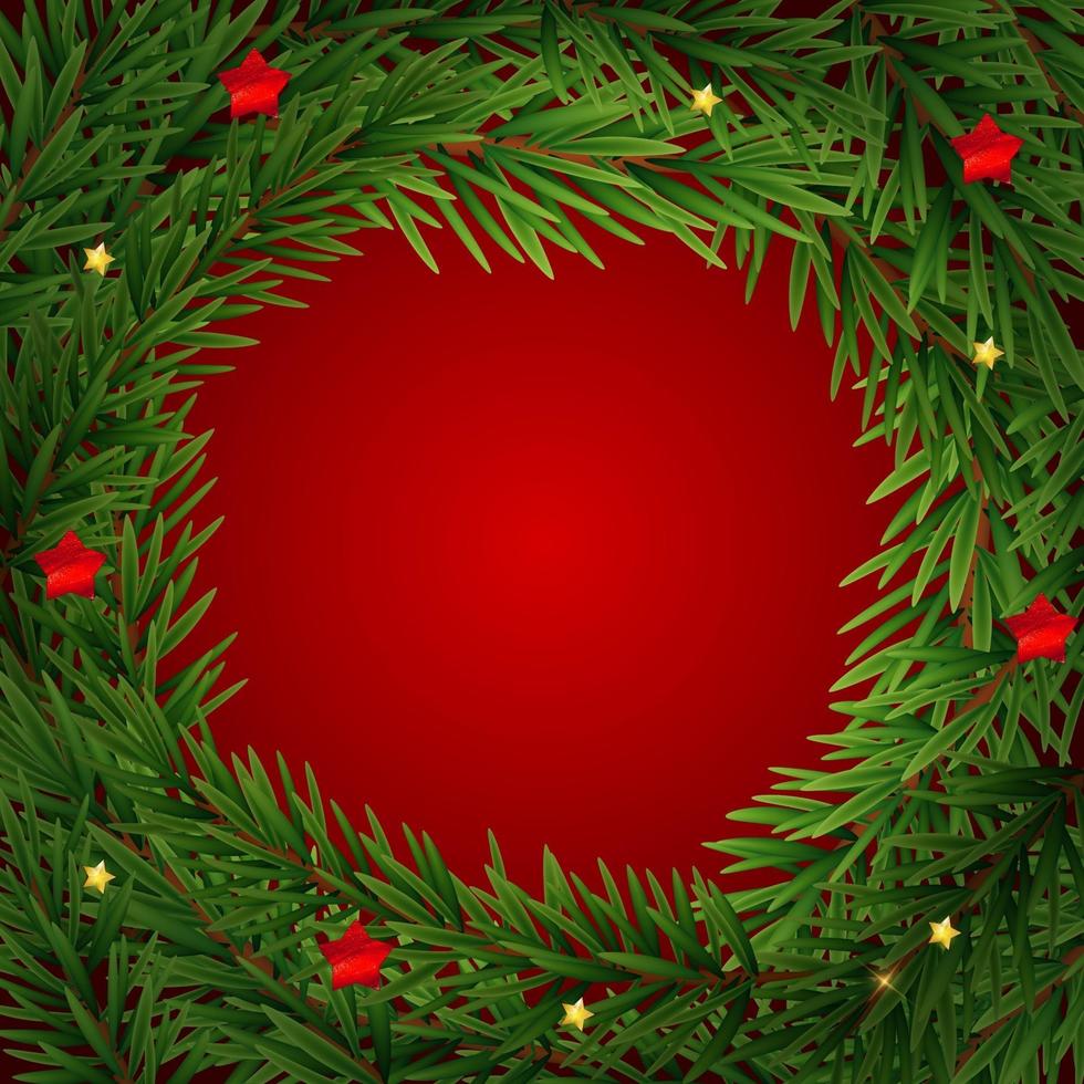 Merry Christmas and New Year Background. Vector Illustration