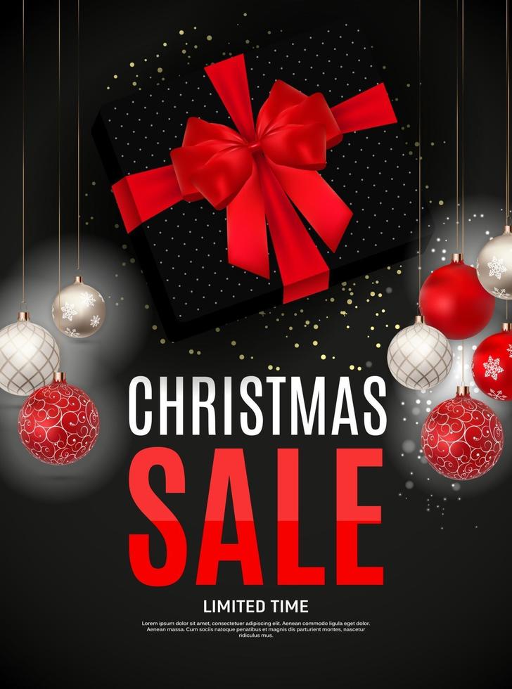 Merry Christmas and New Year Sale  Background. Vector Illustration