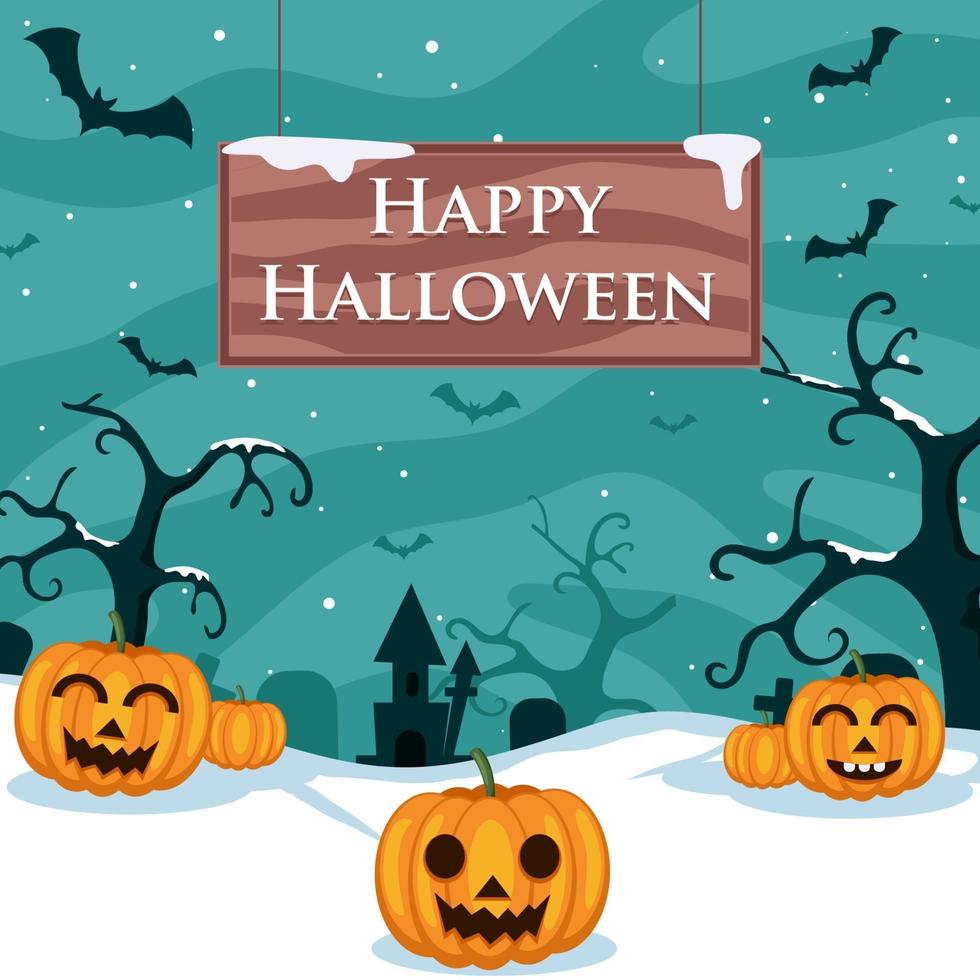 Happy Halloween Background vector