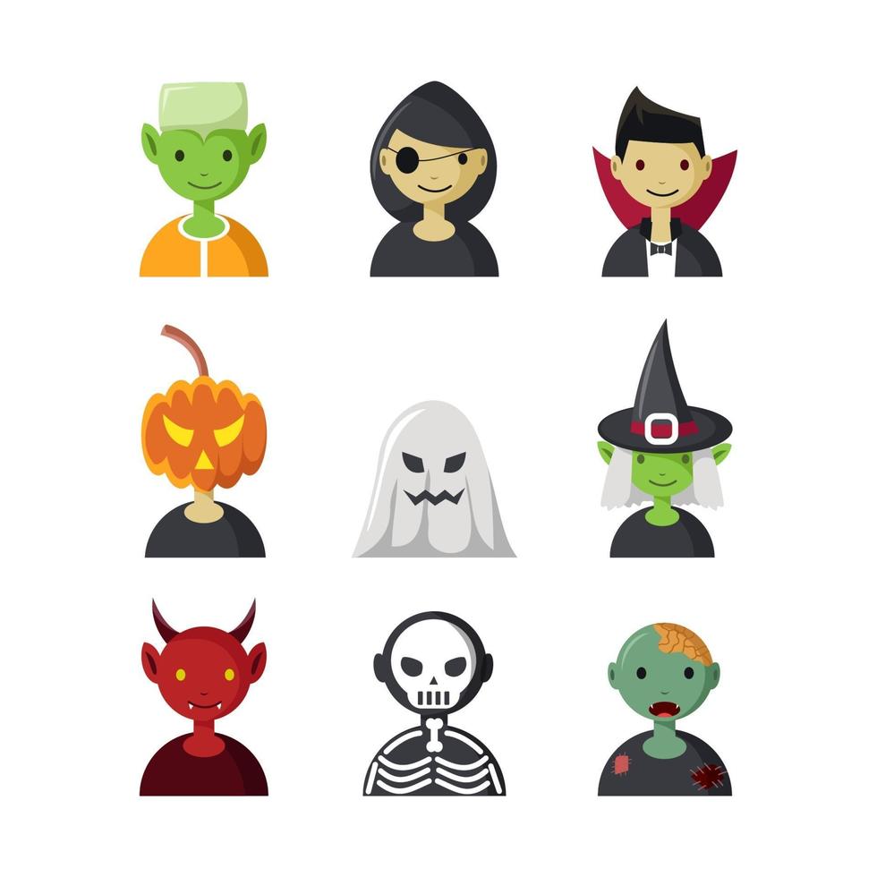 Halloween Costume Party vector