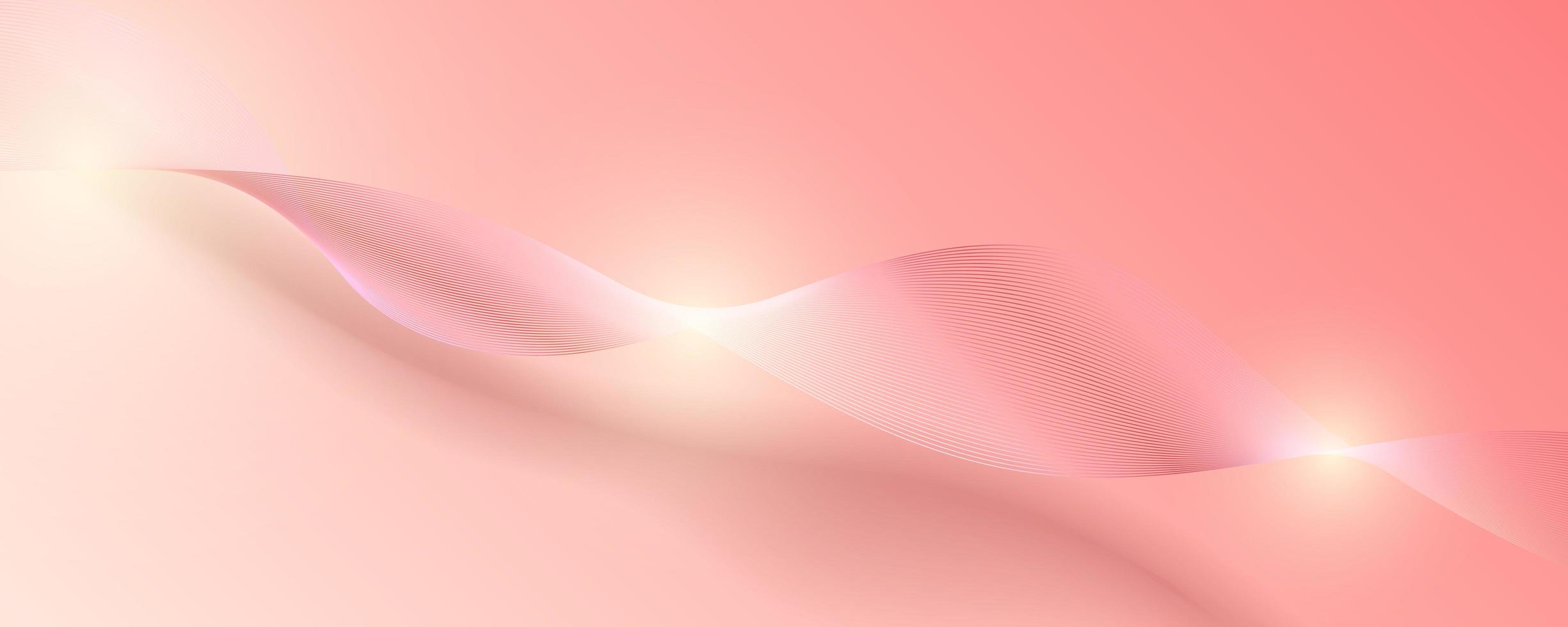 Fondo abstracto de lujo de oro rosa. ilustración vectorial vector