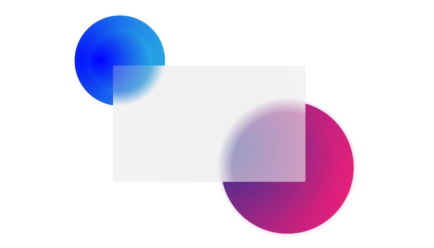 vector design in glass morphism style.