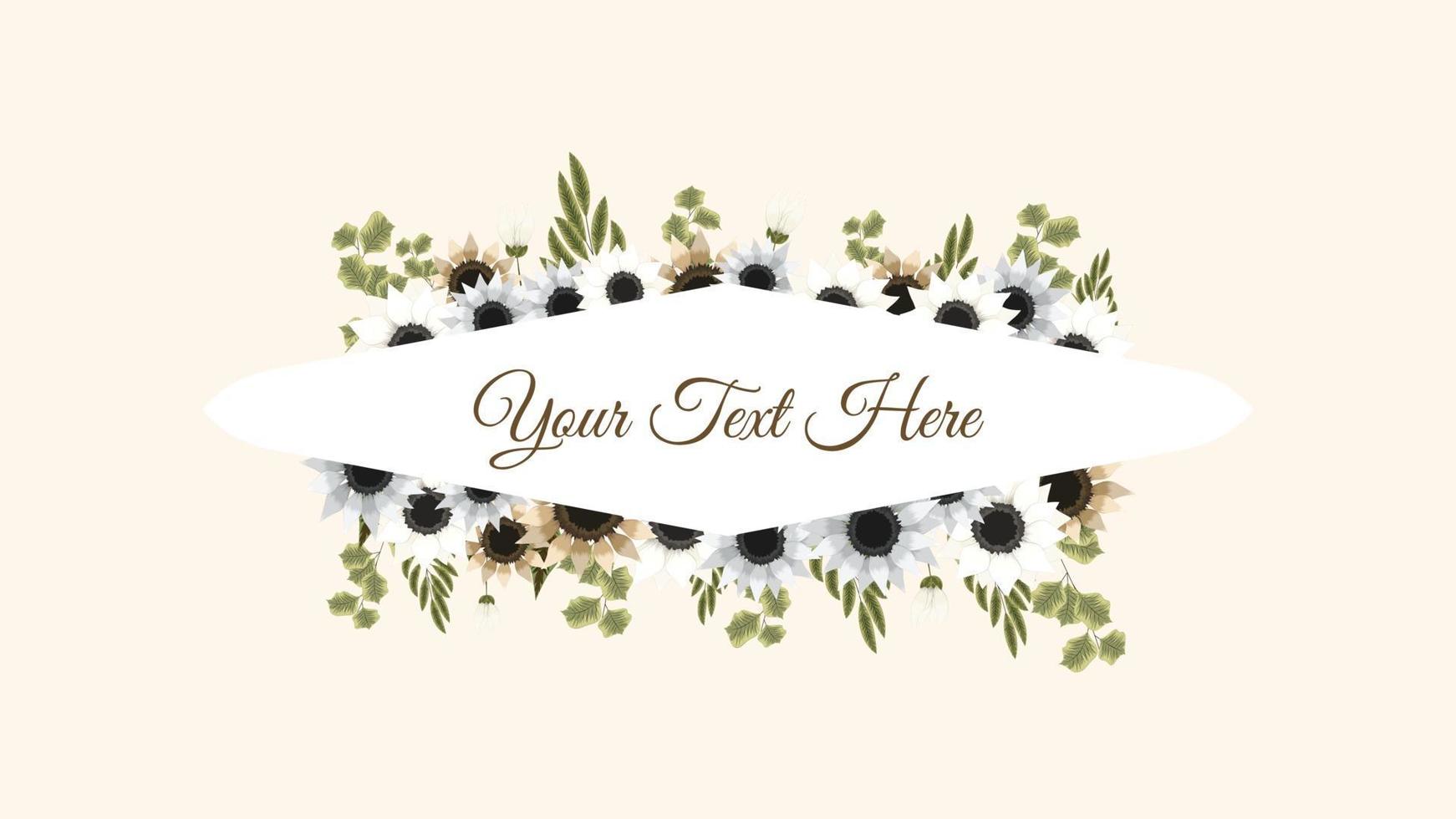 vintage label flowers frames in detailed style invitations, sales, ads vector