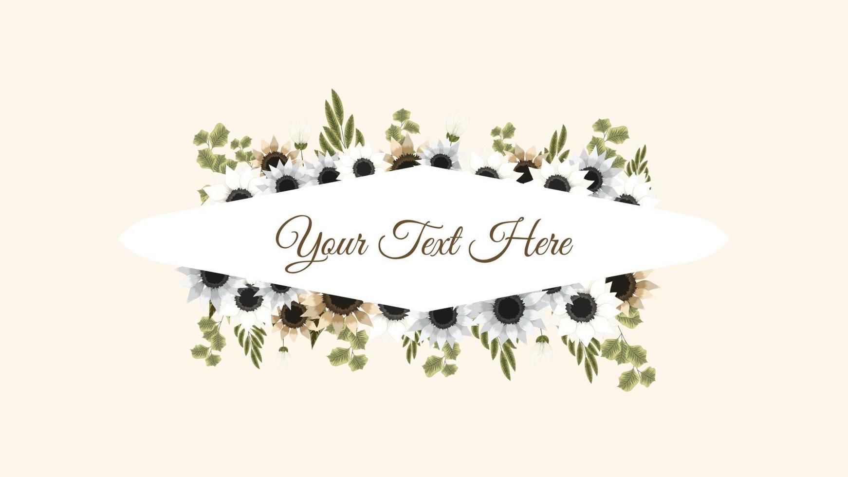 vintage label flowers frames in detailed style invitations, sales, ads vector