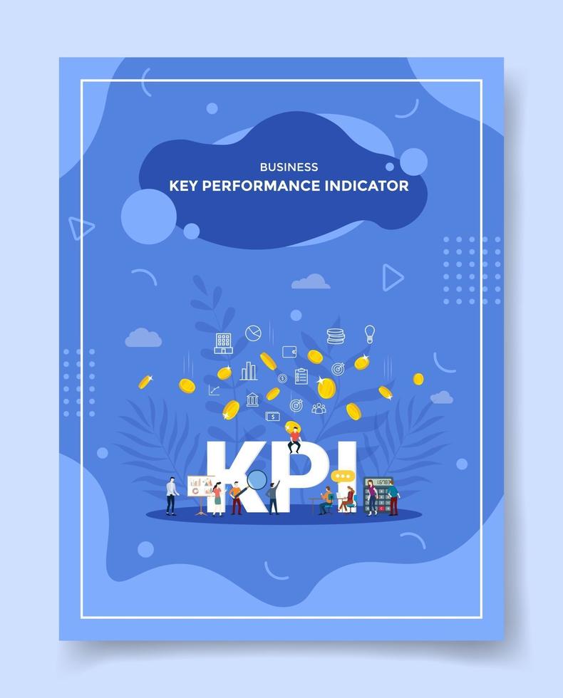 business key performance indicator people around word vector