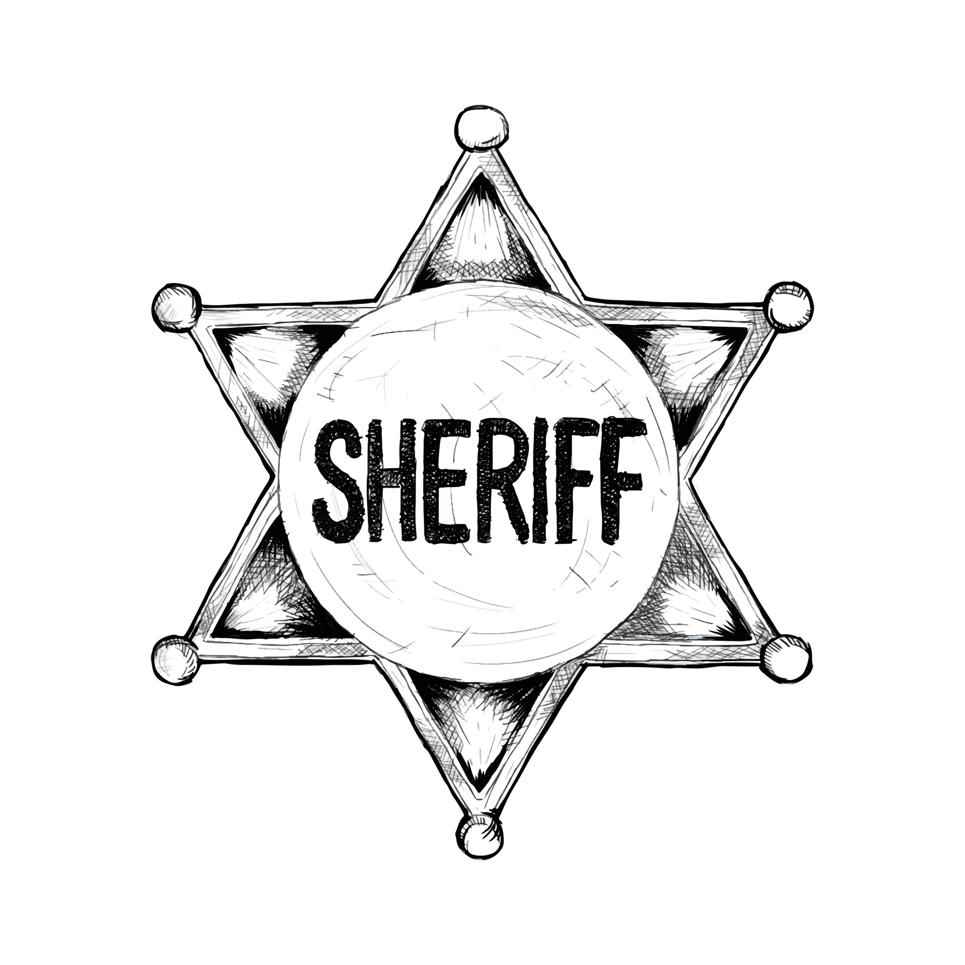 free western clipart sheriff badge