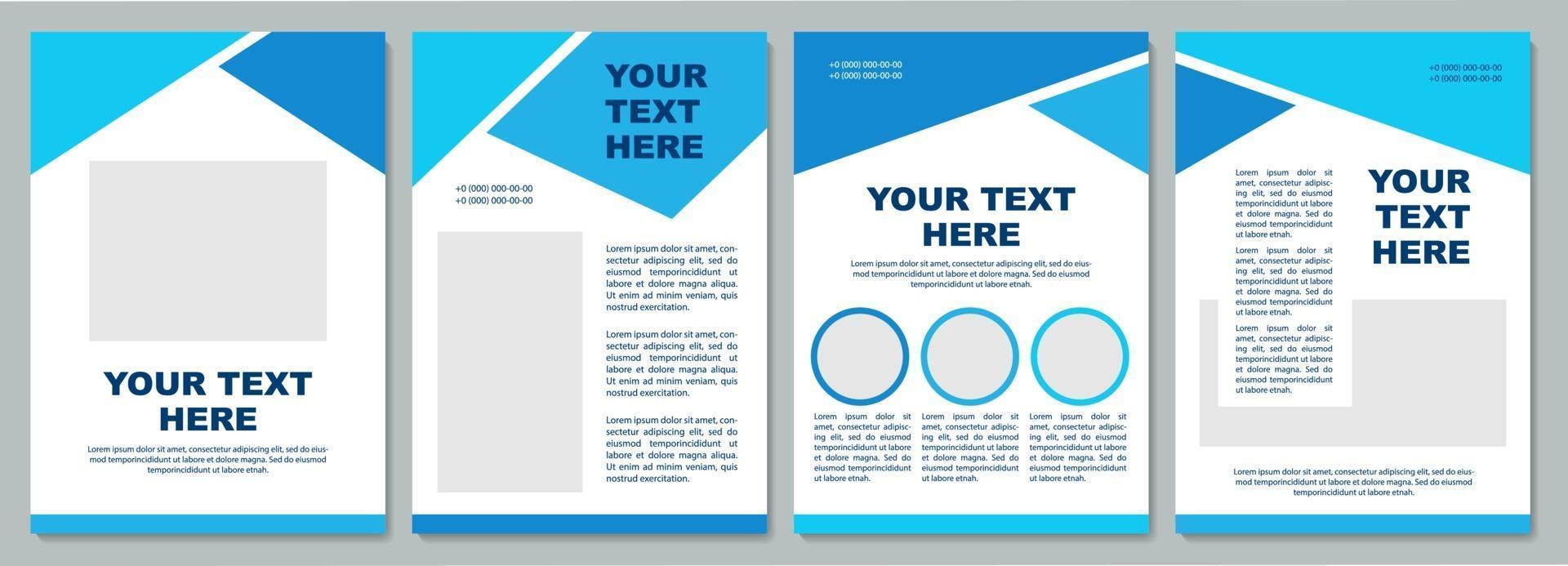 Geometric informational brochure template 3303284 Vector Art at Vecteezy