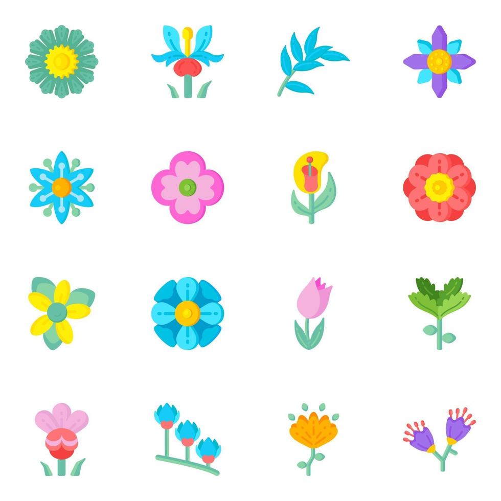 Wildflowers and Blooming vector