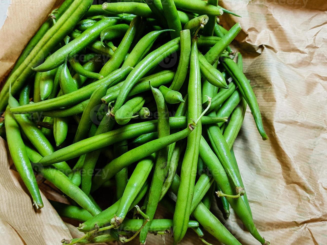 Green beans uncooked photo