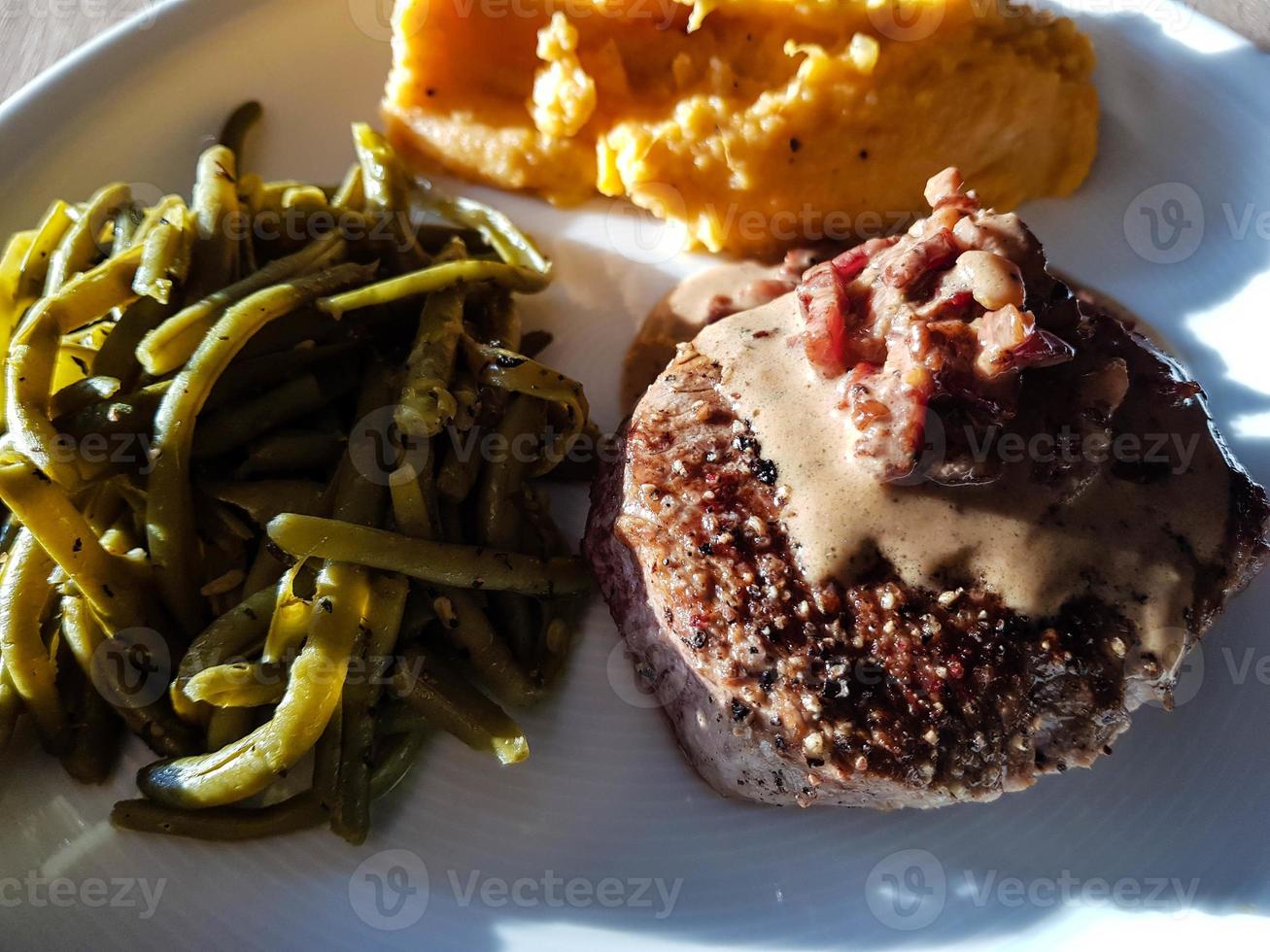 Beef filet steak photo